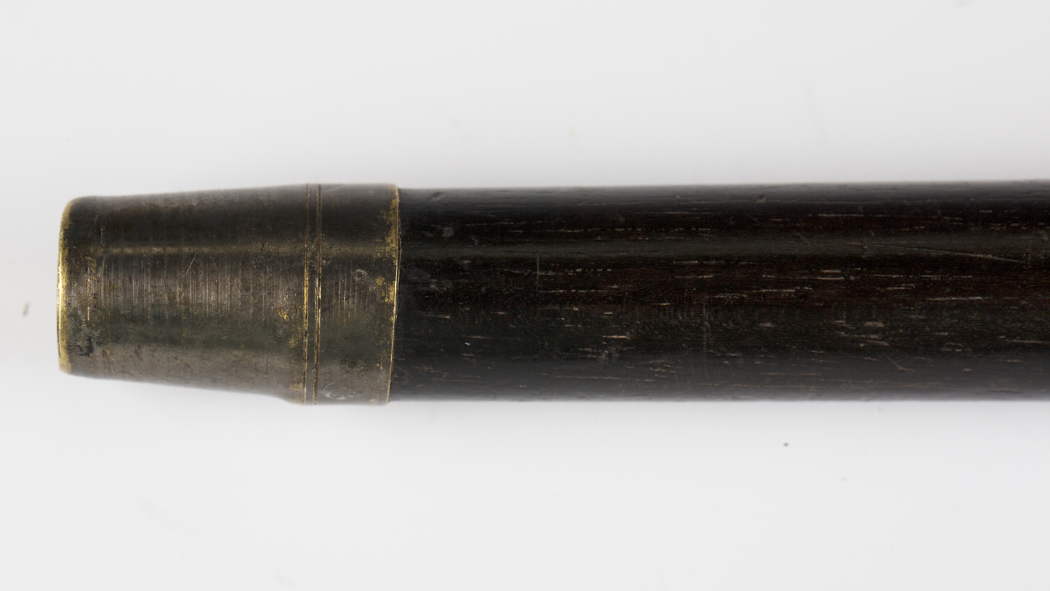 A late 19th/early 20th century ebonized walking cane, the carved antler handle modelled as a hand - Image 3 of 11