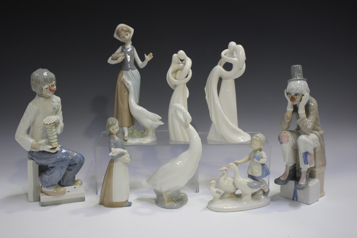 Nine Coalport figures, including Fascination, Beau Monde Beatrice and Selina, together with a - Image 2 of 2