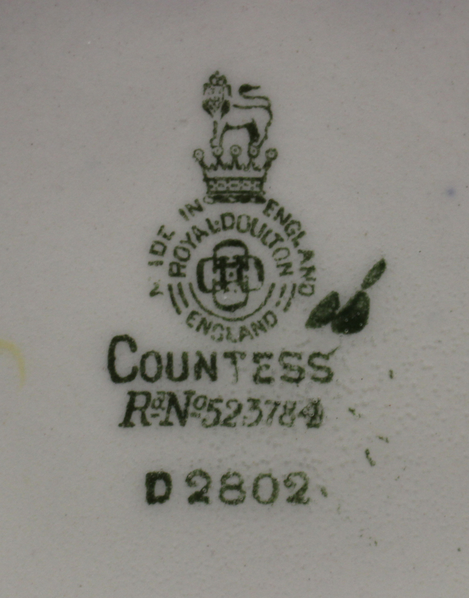 A Royal Doulton Countess pattern part service, comprising tureen and two covers, five dinner - Image 2 of 2