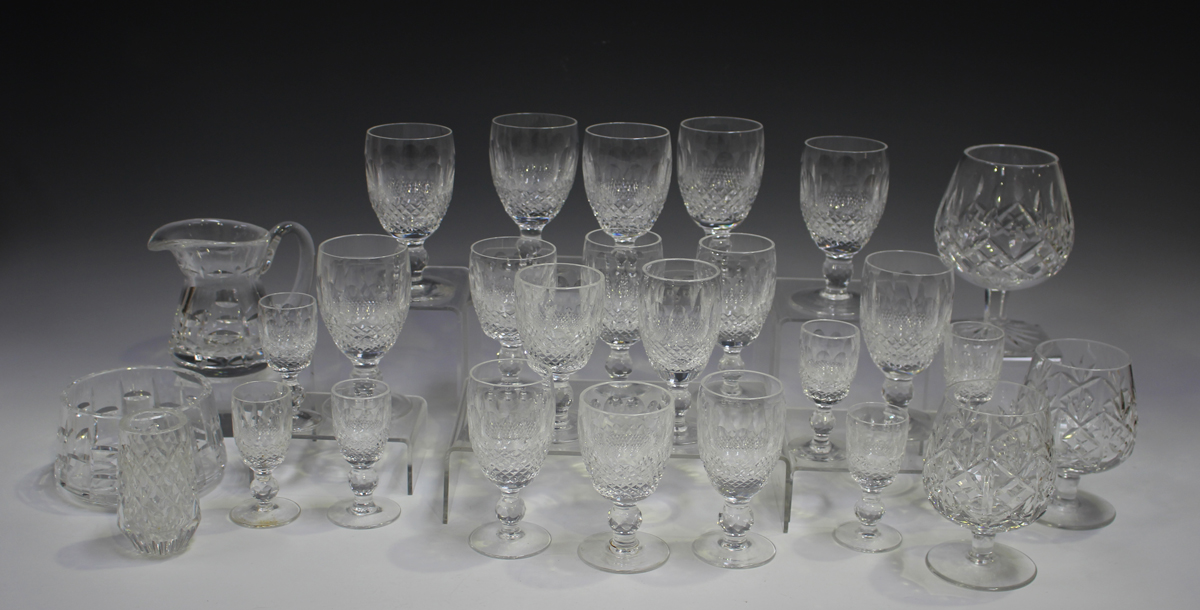 A part suite of Waterford Crystal Colleen pattern glassware, comprising eight footed sundae - Image 2 of 2