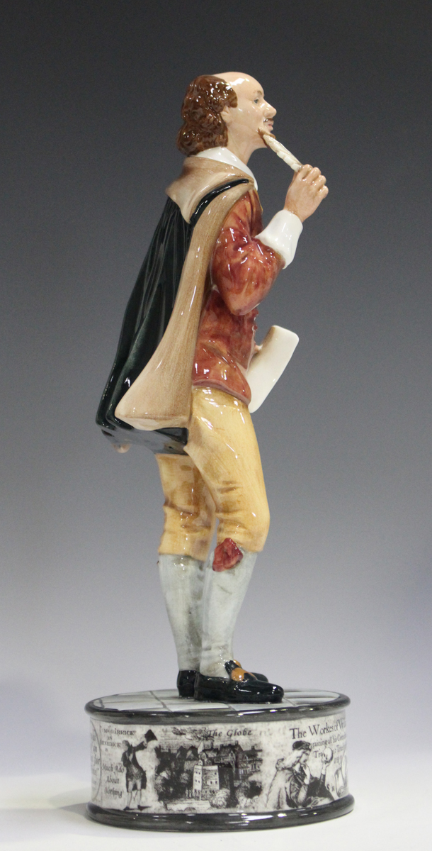 A Royal Doulton Pioneers Collection limited edition figure of William Shakespeare, HN5129, - Image 3 of 3