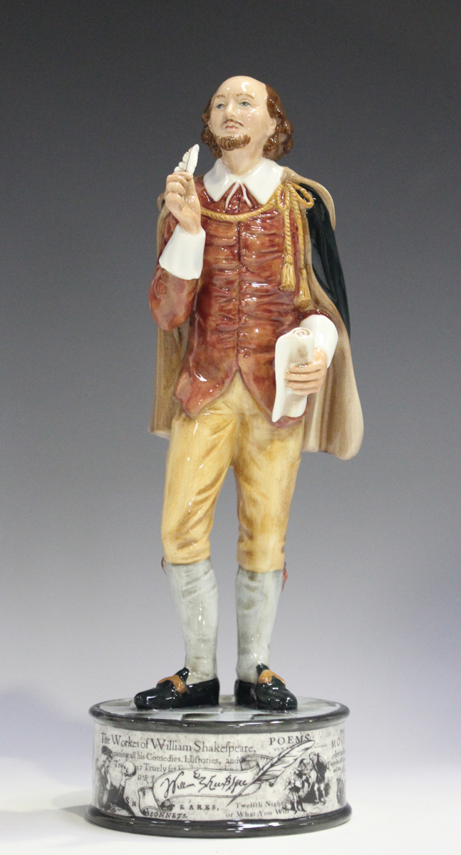 A Royal Doulton Pioneers Collection limited edition figure of William Shakespeare, HN5129,