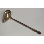 A Georg Jensen silver Acanthus pattern sauce ladle, import mark London 1921, weight 32g, length