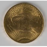 A USA gold twenty dollars 1924.Buyer’s Premium 29.4% (including VAT @ 20%) of the hammer price. Lots