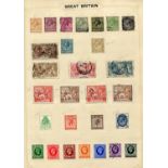 Ten albums and a stock book of Great Britain stamps, from 1d reds, 1881 1d lilac mint block,