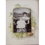 PHOTOGRAPHS. A collection of cartes-de-visite and cabinet-size photographs in four albums and loose,