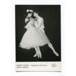 PHOTOGRAPHS. A collection of approximately fifty-four postcard-size photographs of ballet dancers,