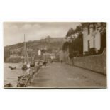 A collection of 31 mostly photographic postcards of Cornwall, including postcards titled 'Falmouth