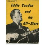 AUTOGRAPHS. An Eddie Condon and his All-Stars programme, signed by Wild Bill Davison, Cutty