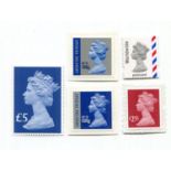 A collection of Great Britain stamps, decimal mint issues, 2002-2021, including definitives, high