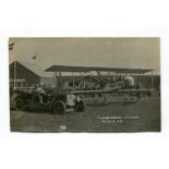 A collection of 13 postcards of aviation in Shoreham and its Sussex environs, including postcards