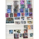 A collection of stamps in eighteen albums and stock books, including early standard album,