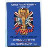 FOOTBALL PROGRAMMES. A 'Souvenir Programme' for the 'World Championship Jules Rimet Cup Final,