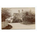 A collection of approximately 31 postcards of railway stations in West Sussex, including