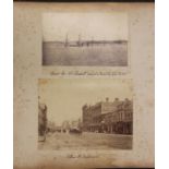 PHOTOGRAPHS. An album containing approximately 126 albumen-print photographs of Australia, Tasmania,