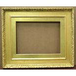 A gilt composition Watts style frame, rebate 44cm x 59.5cm, together with three other late 19th/