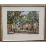 Harold Latham - Mediterranean Town Scene, 20th century watercolour, signed, 32cm x 43cm, within a