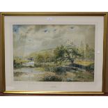 Arthur Willett - 'On the River Adur', a pair of late 19th/early 20th century watercolours, both