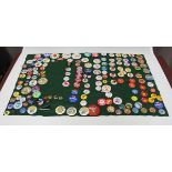 A collection of approximately three hundred mid/late 20th century pin badges, including some