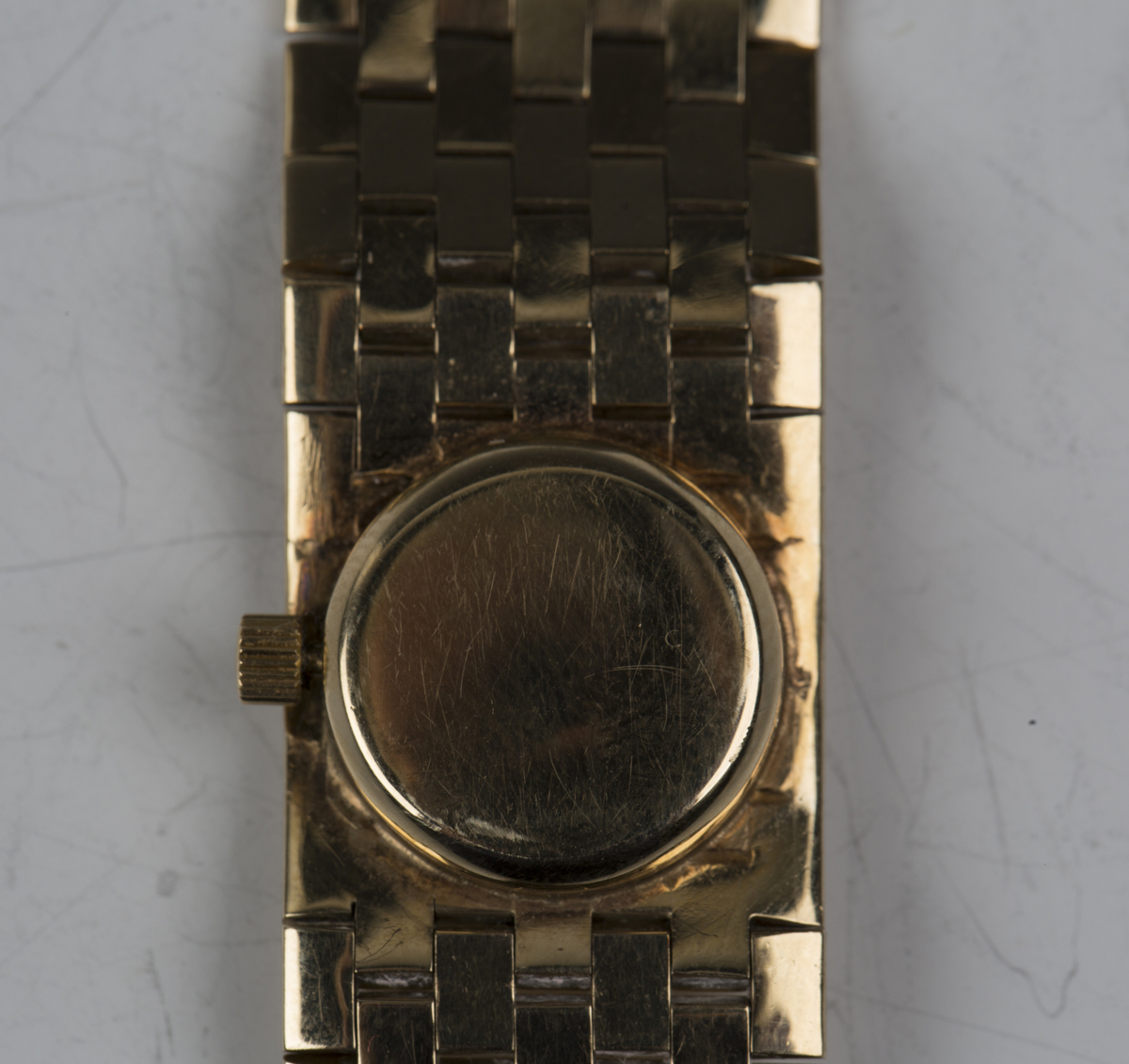 A Rolex Precision 9ct gold cased lady's bracelet wristwatch with signed jewelled movement, the - Image 4 of 7