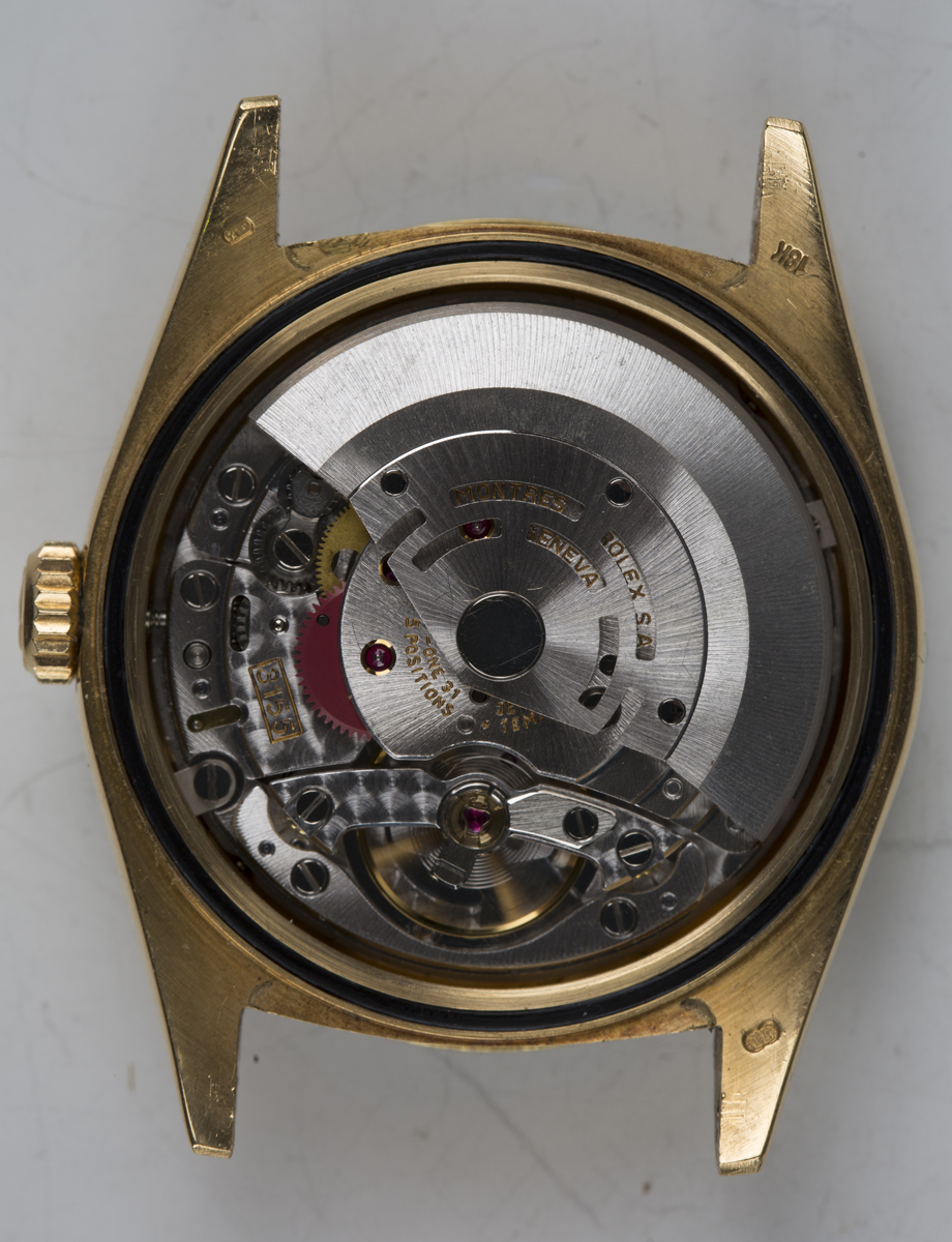 A Rolex Oyster Perpetual Day-Date 18ct gold cased gentleman's bracelet wristwatch, circa 1990, - Image 10 of 10