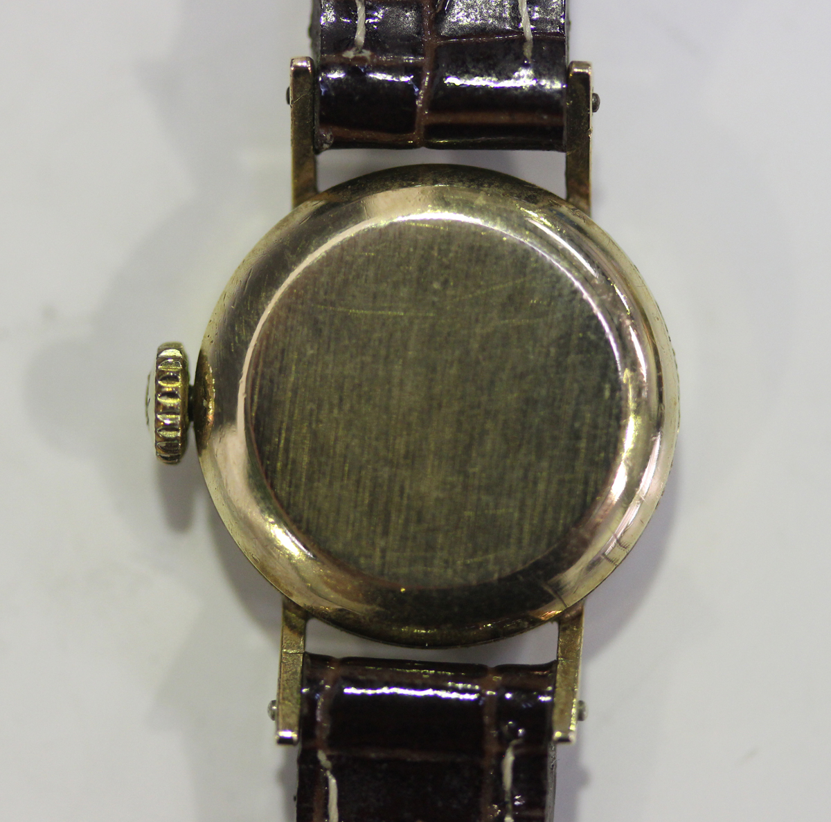 A Rotary 9ct gold circular cased gentleman's wristwatch with jewelled lever movement, the silvered - Image 3 of 8