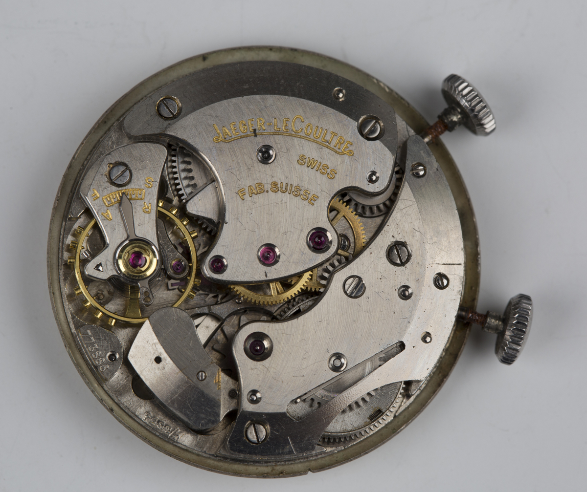 A Jaeger-LeCoultre Memovox alarm steel cased gentleman's wristwatch, the signed jewelled P489/1 - Image 5 of 5