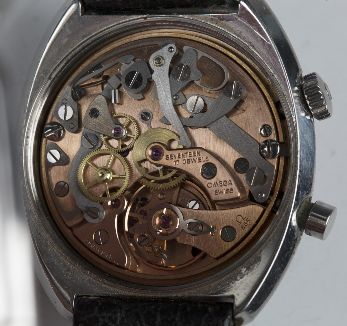 An Omega Chronostop steel cased gentleman's wristwatch, circa 1967, the signed and jewelled 865 - Image 3 of 7