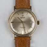 An Omega Automatic Seamaster de Ville gold circular cased gentleman's wristwatch, circa 1967, the