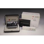 A Leica M6 TTL 0.58 camera body with silver chrome finish, No. 2594587, circa 2000, boxed, with