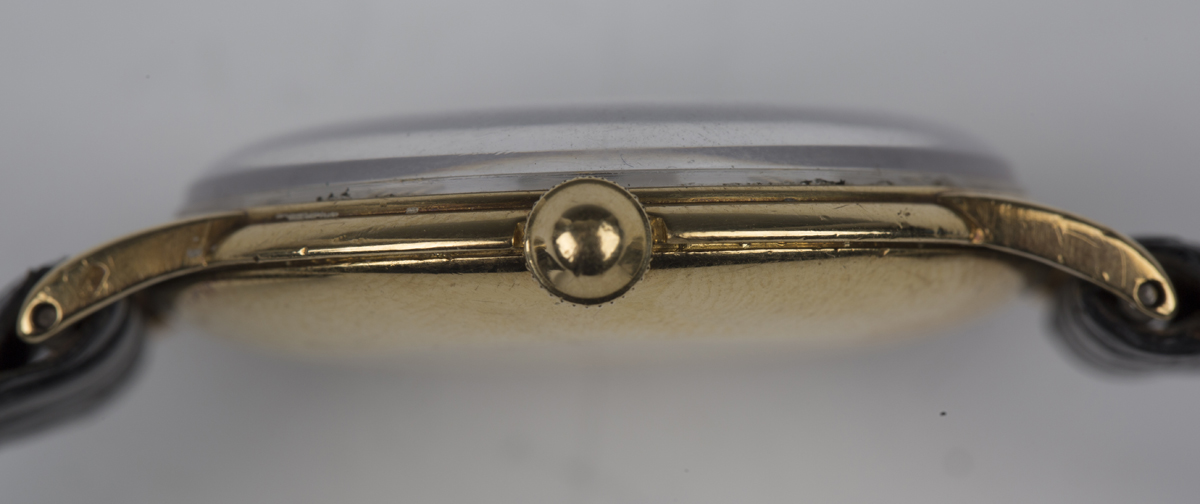 A Rolex Chronometer 18ct gold circular cased gentleman's wristwatch, the signed silvered dial with - Image 6 of 7