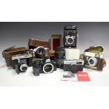 A Yashica-Mat-124 twin lens reflex camera, Serial No. 9082634, with Yashinon 1:3.5 f=80mm and 1:2.