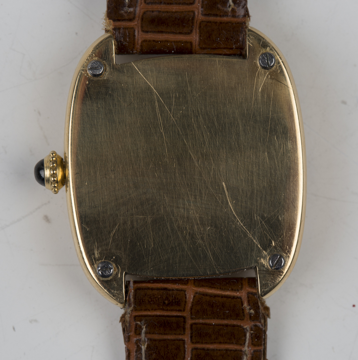 A Cartier 18ct gold lady's wristwatch, circa 1976, the signed jewelled movement detailed '78-1' - Image 7 of 7