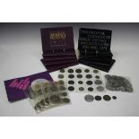 A collection of ten Royal Mint year sets 1970 and 1971, five Jamaica year sets 1969, six coin packet