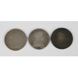 Three Charles II crowns, comprising 1662, 1663 and 1682/1.Buyer’s Premium 29.4% (including VAT @
