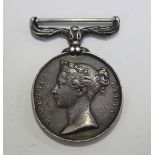 A Crimea Medal, without bars, with impressed naming to 'Robt Ulph 56th Regt'.Buyer’s Premium 29.