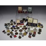 A collection of school attendance and other commemorative medals, including two of Brighton interest