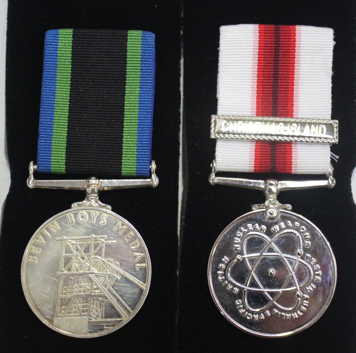 A medal detailed 'British Nuclear Weapons Test in Australia & Pacific for Service in Radioactive - Image 2 of 2