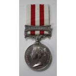 An Indian Mutiny Medal with bar 'Lucknow' to 'Cr Serjt J.Stephen, 42nd Highlanders'.Buyer’s