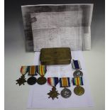 Four First World War period awards to C. Folke, comprising 1914-15 Star to '197939, C.Folke, P.O.