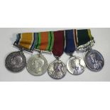 A group of five awards to M.K.T. Sandys, comprising 1914-18 British War Medal to 'Capt.M.K.T.