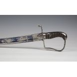 A fine George III 1796 pattern light cavalry officer's sabre by Thomas Gill with curved single-edged