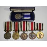 Five Medals for Faithful Service in the Special Constabulary, comprising two George V crowned head
