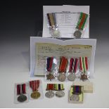 A group of four Second World War period medals, comprising 1939-45 Star, Italy Star, War Medal and