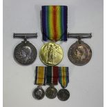 A 1914-18 British War Medal and a 1914-19 Victory Medal to 'Mid.L.B.Finlinson. R.N.R.' and a 1914-18