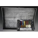 A group of four medals, comprising 1939-45 Star, Atlantic Star, War Medal and Royal Naval Reserve