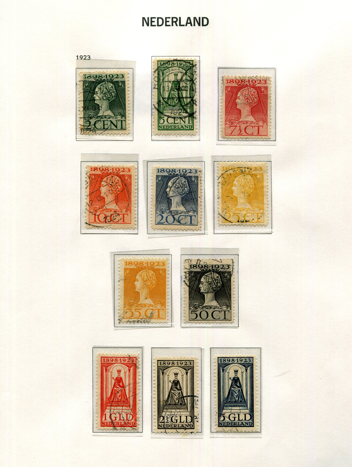 A collection of Netherlands stamps in two Davo printed albums, from 1852 mint and used with 1920 - Image 2 of 6