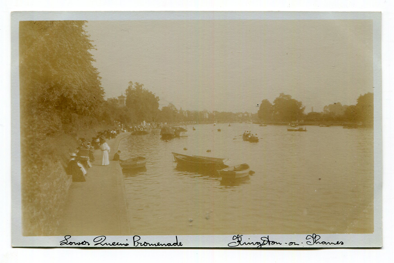 A collection of 17 photographic postcards of Richmond and Kingston on Thames, including postcards - Image 2 of 5