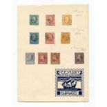 A collection of stamps in an album, stock book, album leaves, including British Commonwealth,