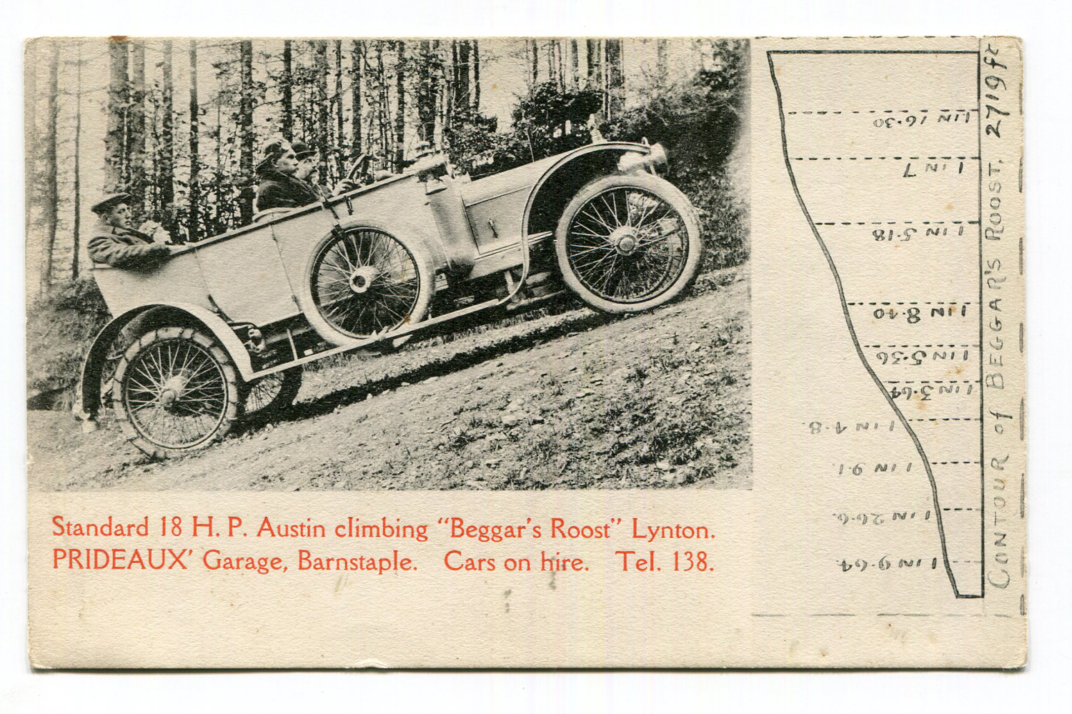 AUSTIN. A collection of 42 postcards and photographs of pre-1920 Austin motorcars, including two - Image 4 of 5